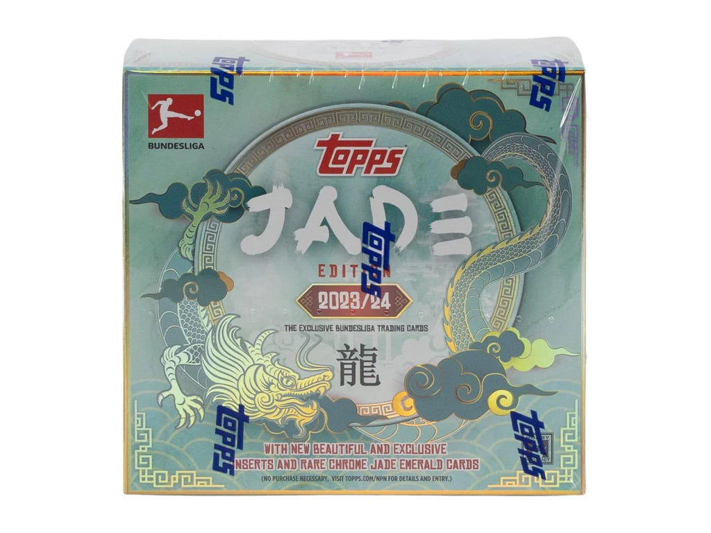 2023 24 Topps Bundesliga Jade Edition Soccer Hobby Box (Ships Sealed Only)