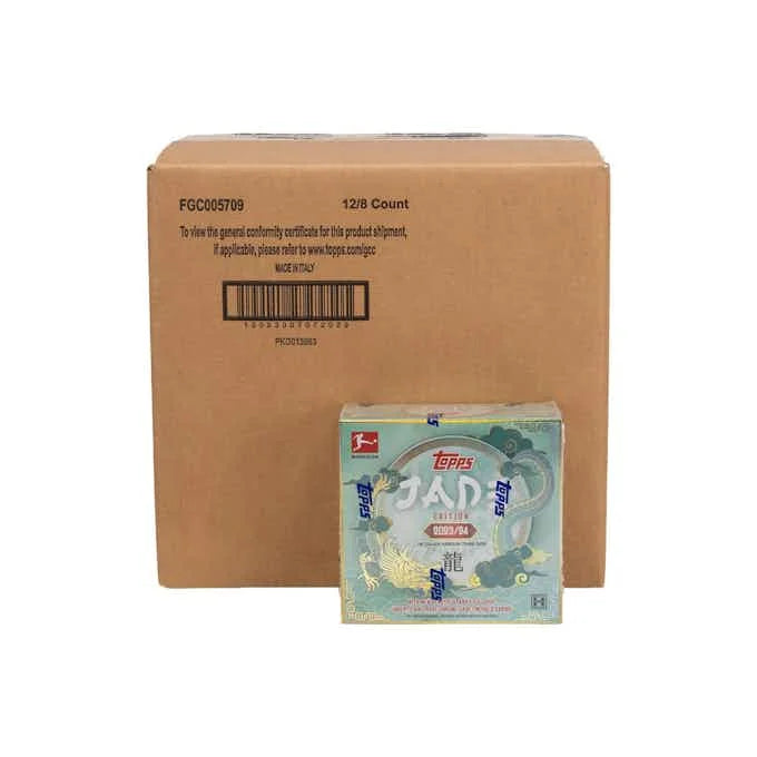 2023 24 Topps Bundesliga Jade Edition Soccer Hobby 12 Box Case (Ships Sealed Only)