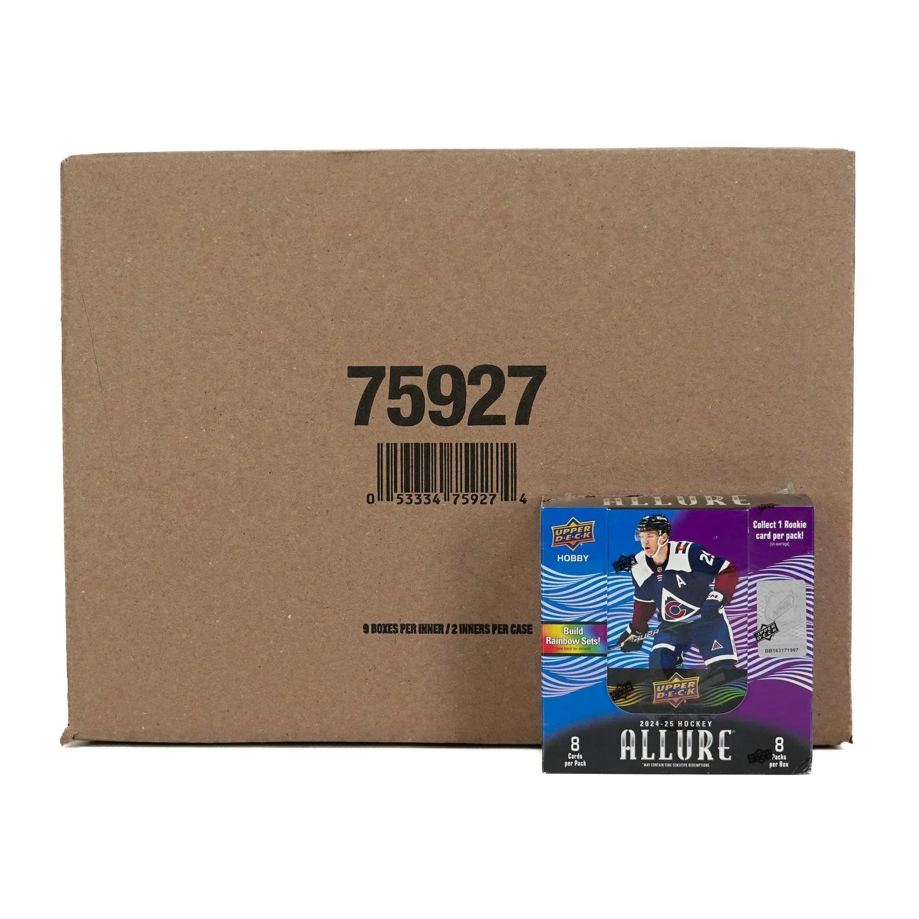 2024 25 Upper Deck Allure Hockey Hobby 18 Box Case (Ships Sealed Only)