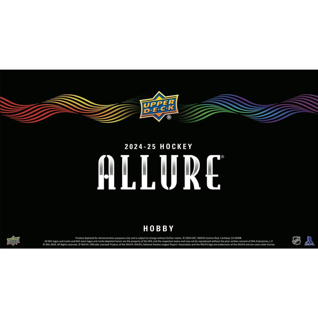 2024 25 Upper Deck Allure Hockey Hobby 18 Box Case (Ships Sealed Only)