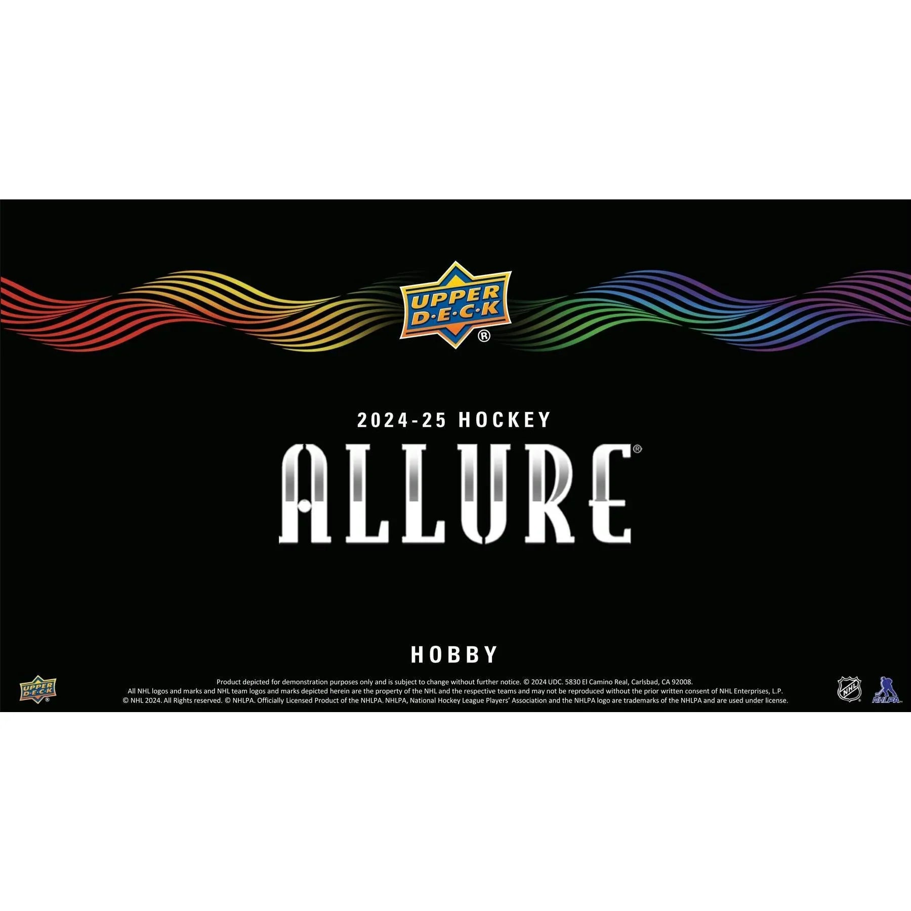 2024 25 Upper Deck Allure Hockey Hobby 18 Box Case (Ships Sealed Only)
