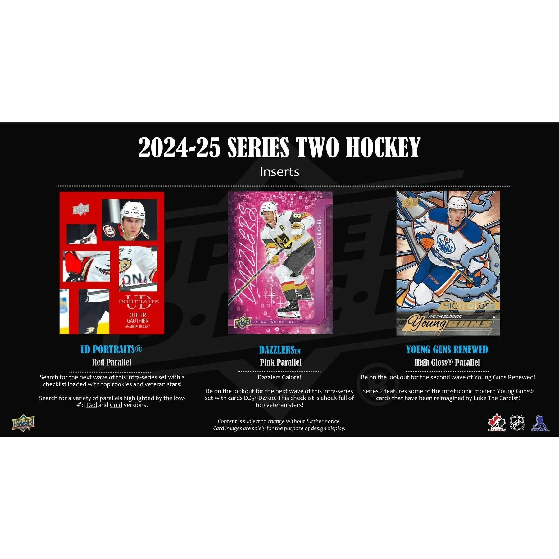 2024 25 Upper Deck Series 2 Hockey Hobby Box (Ships Sealed Only)