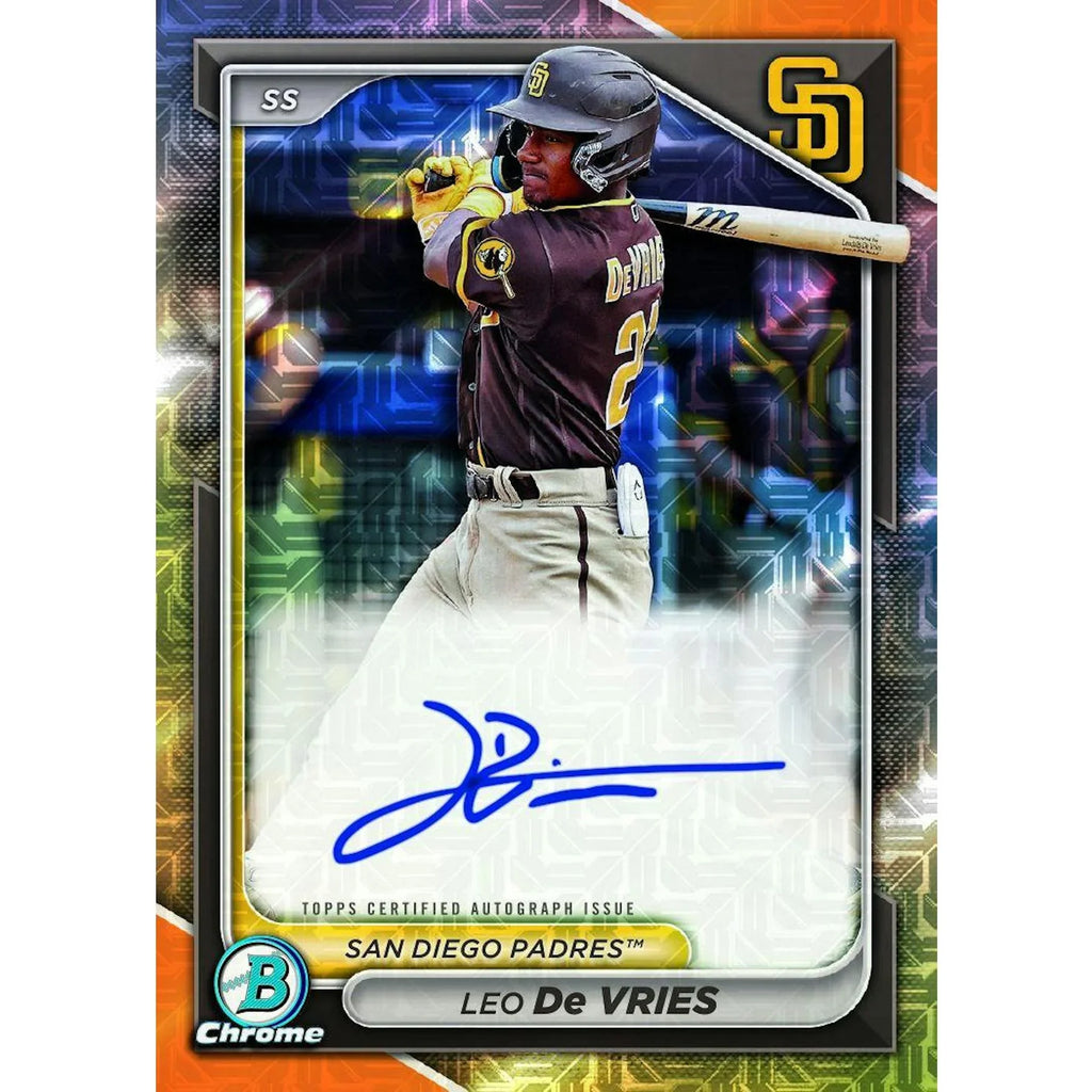 2024 Bowman Chrome Baseball Mega Box (Ships Sealed Only)