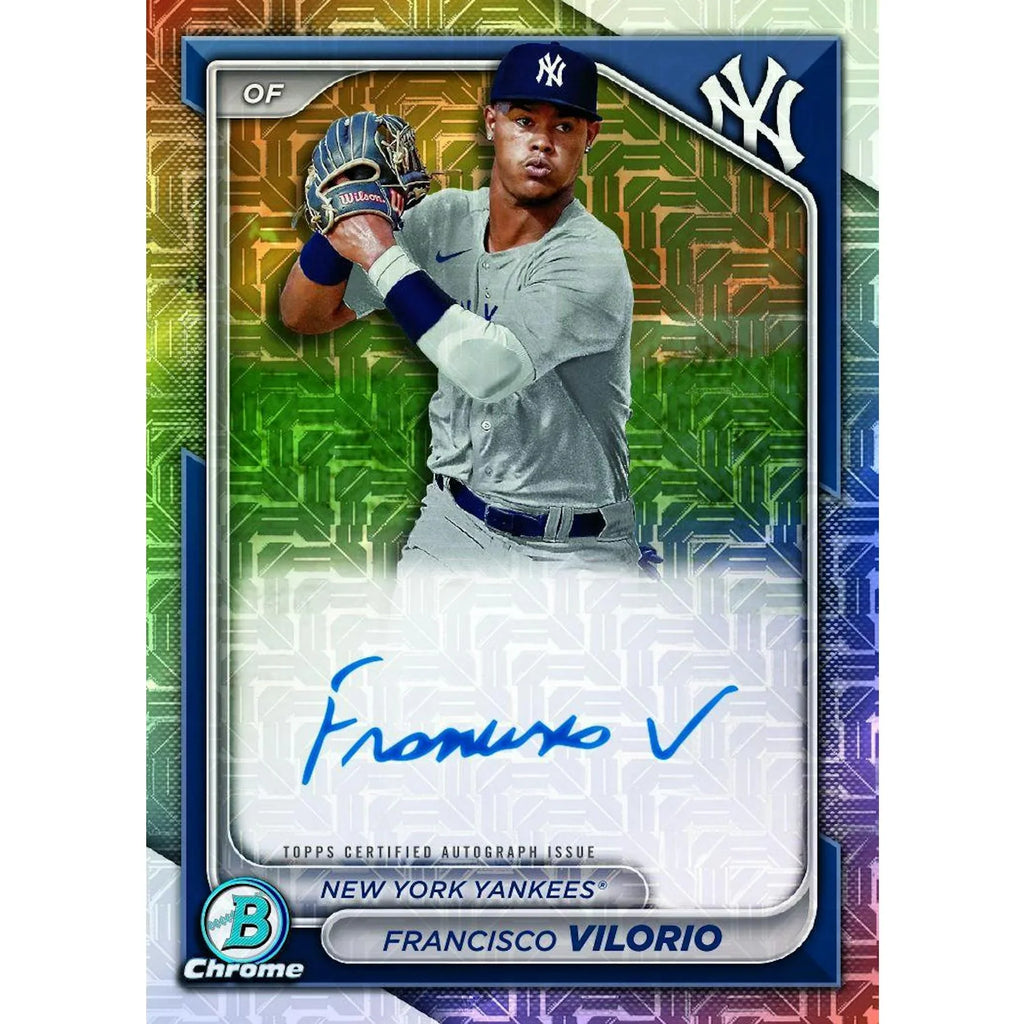 2024 Bowman Chrome Baseball Mega Box (Ships Sealed Only)