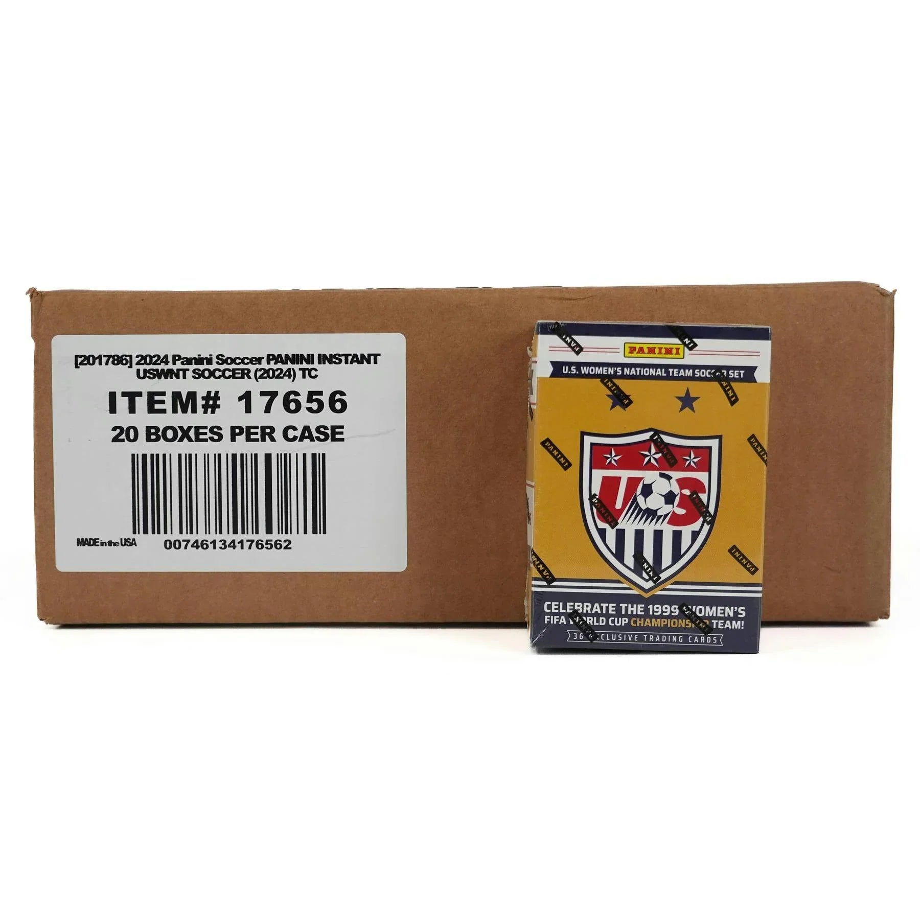USWNT 1999 Womens FIFA World Cup 2024 Panini Champions Soccer Team Set 20 Box Case (Ships Sealed Only)