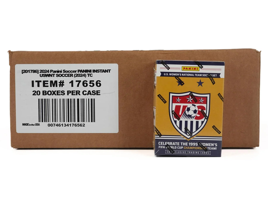USWNT 1999 Womens FIFA World Cup 2024 Panini Champions Soccer Team Set 20 Box Case (Ships Sealed Only)