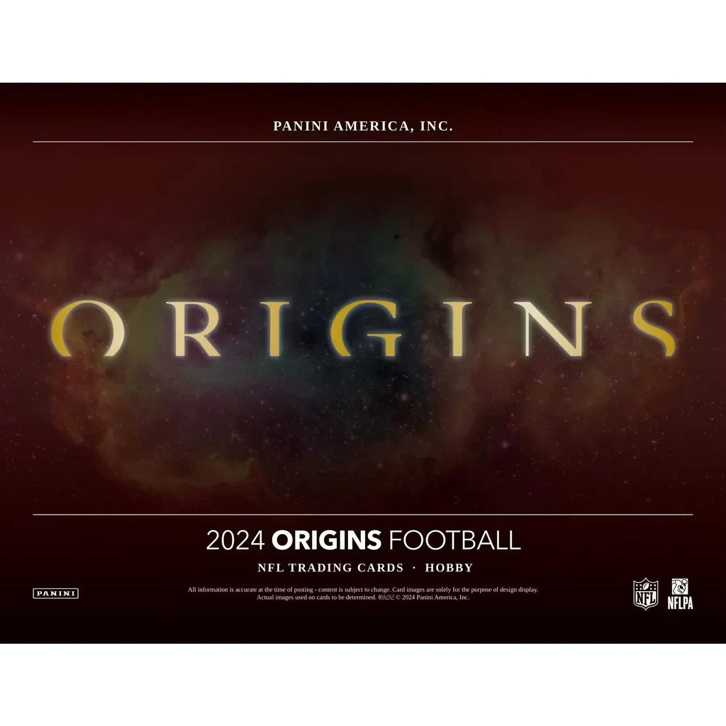 2024 Panini Origins Football Hobby 16-Box Case (Ships Sealed Only) - D