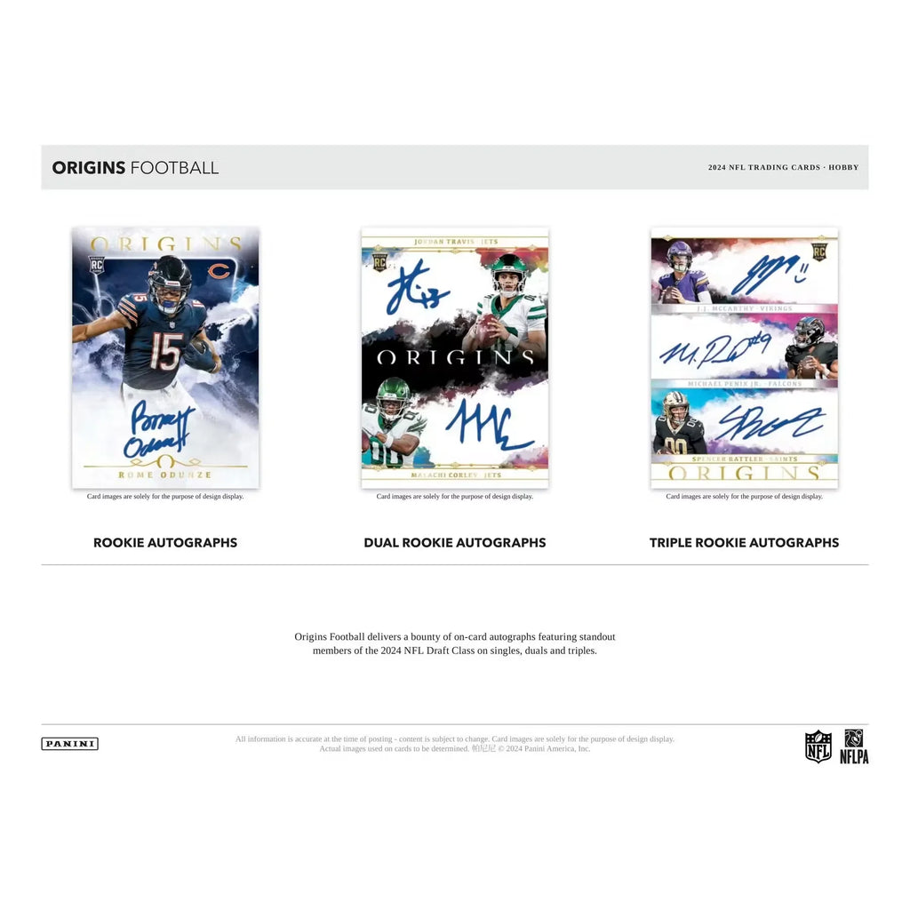 2024 Panini Origins Football Hobby 16-Box Case (Ships Sealed Only) - D