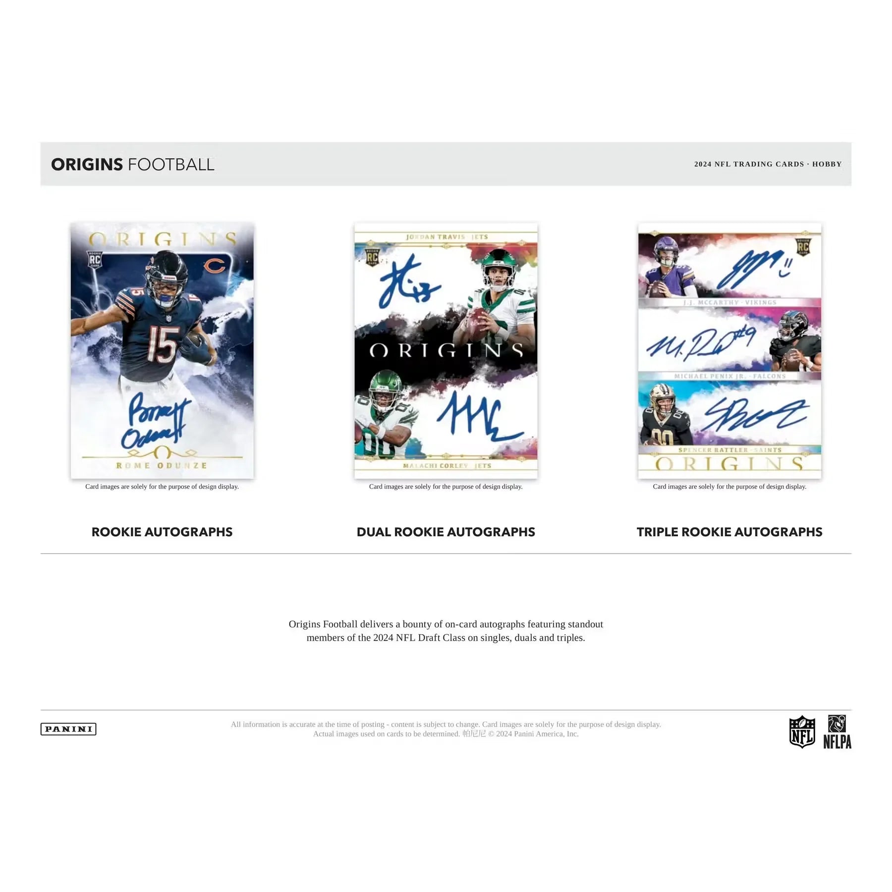 2024 Panini Origins Football Hobby 16-Box Case (Ships Sealed Only) - D