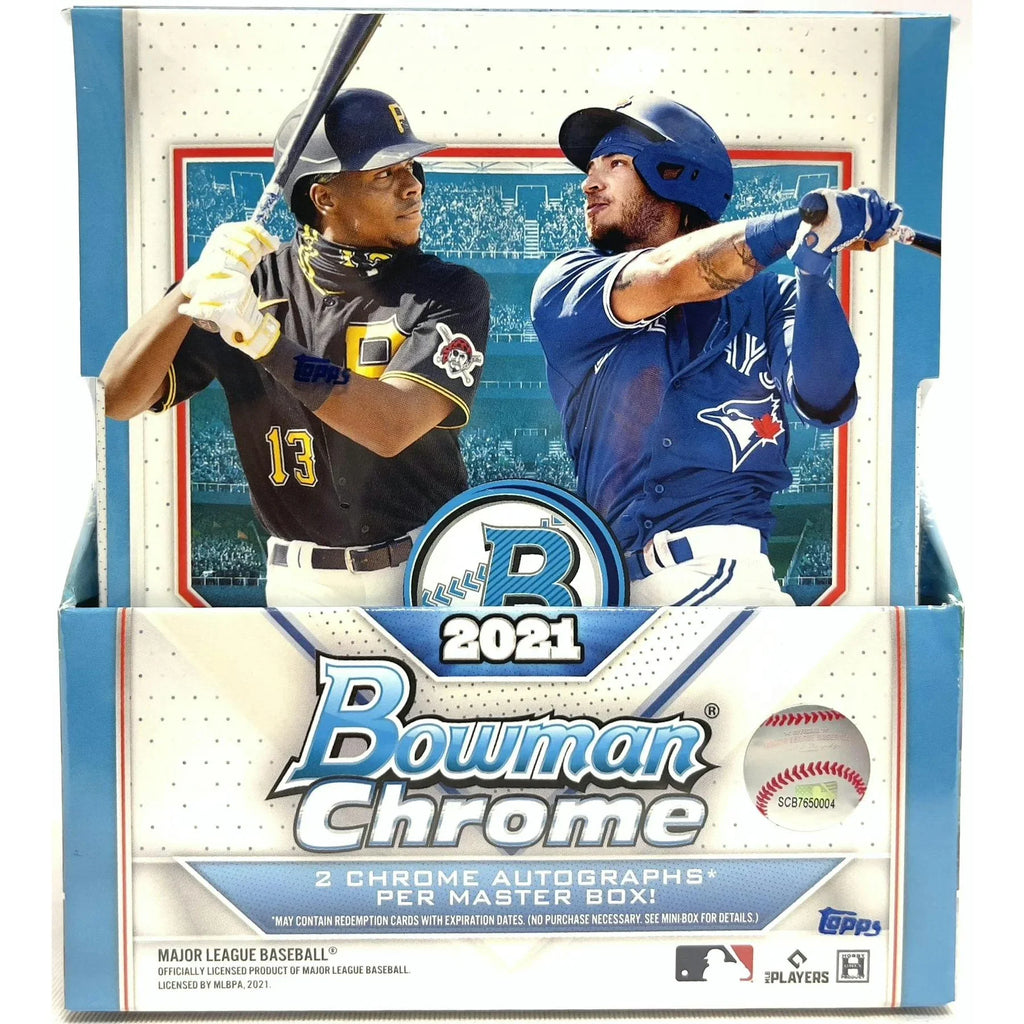 2021 Bowman Chrome Baseball Hobby Box (Ships Sealed Only) - D