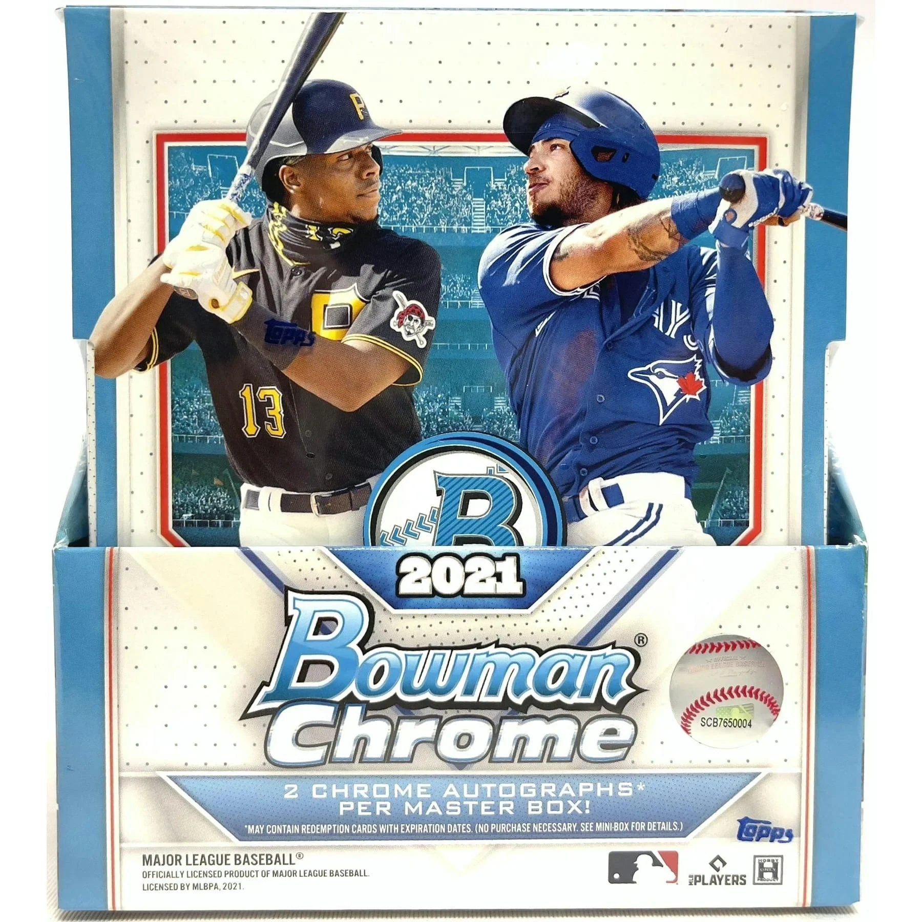 2021 Bowman Chrome Baseball Hobby Box (Ships Sealed Only) - D