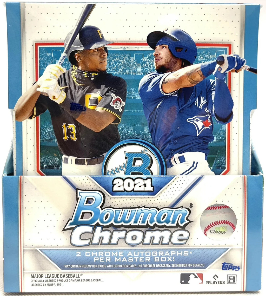 2021 Bowman Chrome Baseball Hobby Box (Ships Sealed Only) - D