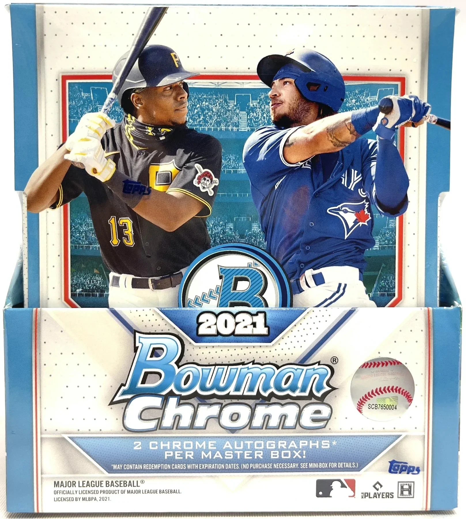 2021 Bowman Chrome Baseball Hobby Box (Ships Sealed Only) - D