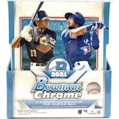 2021 Bowman Chrome Baseball Hobby Box (Ships Sealed Only) - D