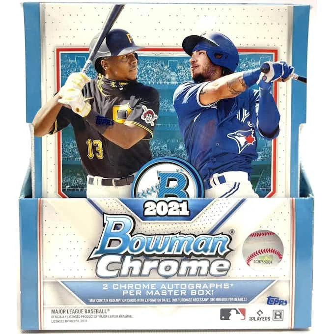 2021 Bowman Chrome Baseball Hobby Box (Ships Sealed Only) - D