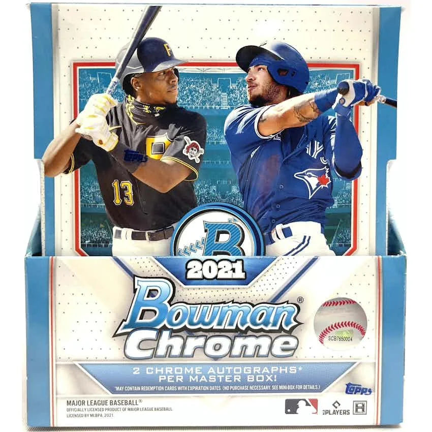 2021 Bowman Chrome Baseball Hobby Box (Ships Sealed Only) - D