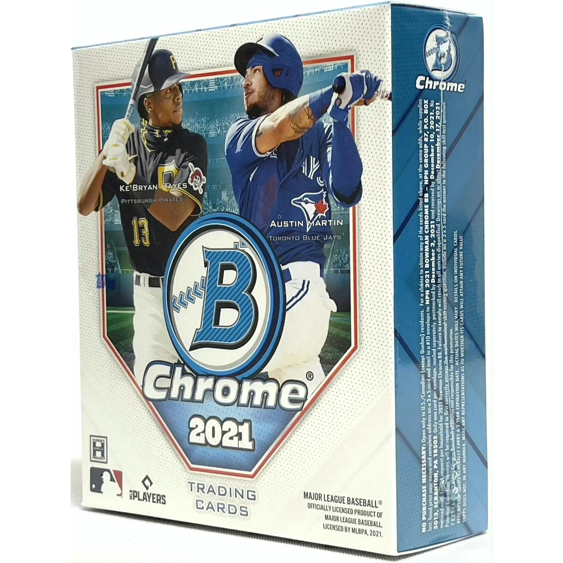 2021 Bowman Chrome Baseball Hobby Box (Ships Sealed Only) - D