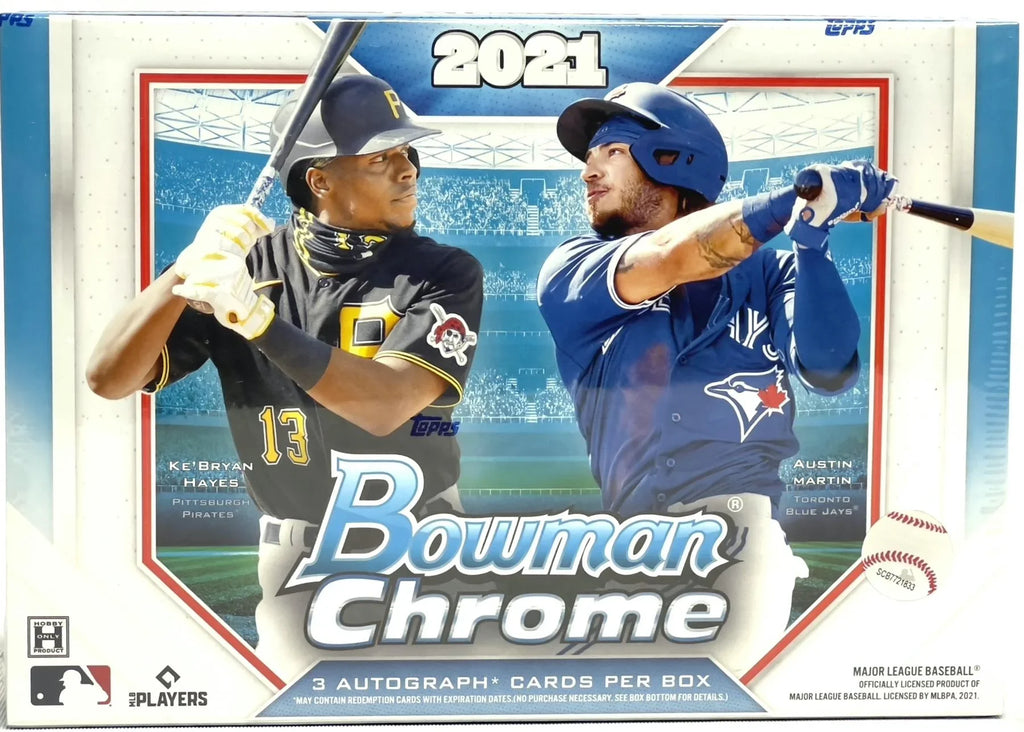 2021 Bowman Chrome Baseball HTA Choice Box (Ships Sealed Only) - D
