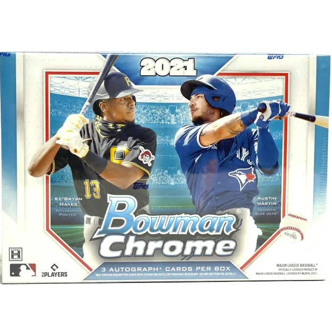 2021 Bowman Chrome Baseball HTA Choice Box (Ships Sealed Only) - D
