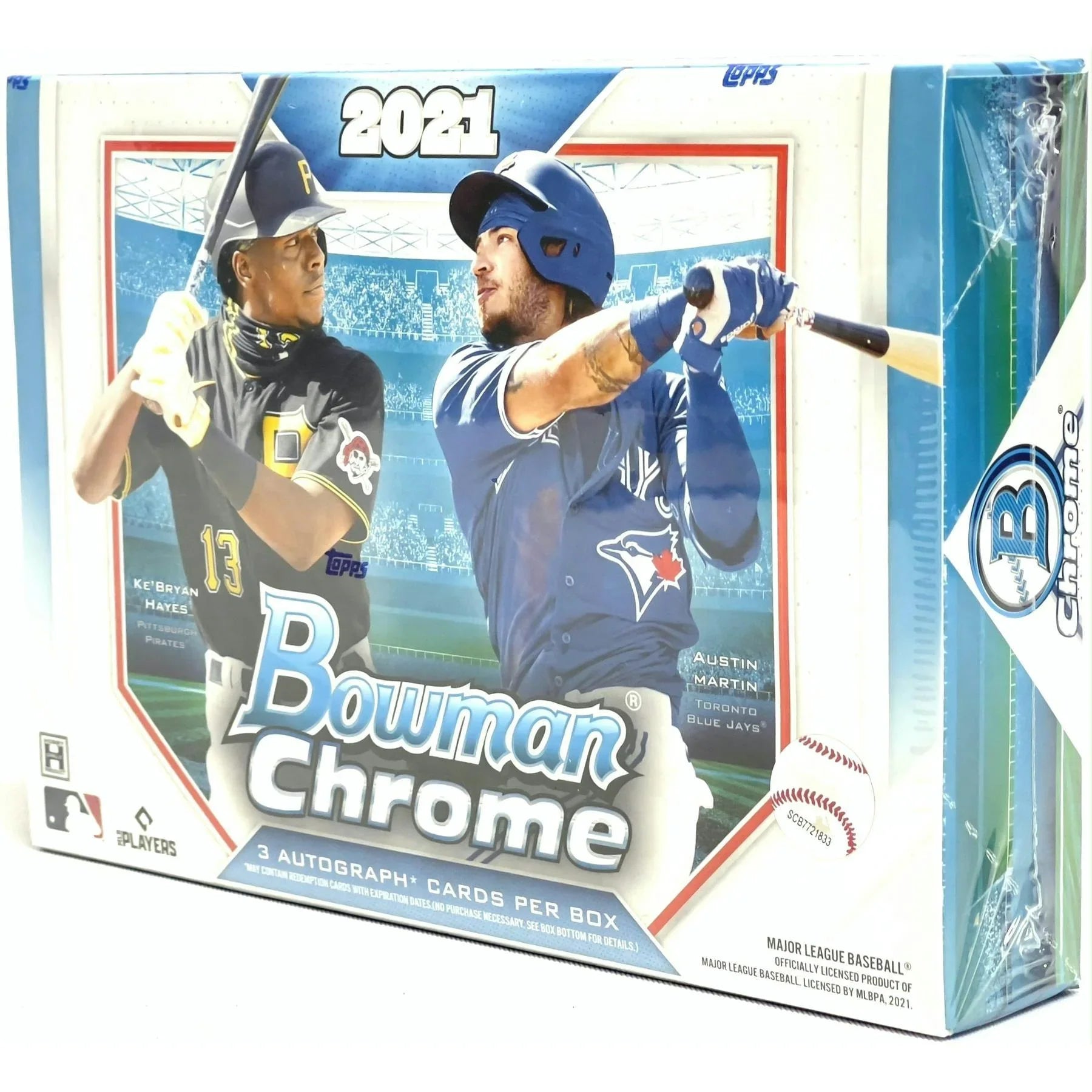 2021 Bowman Chrome Baseball HTA Choice Box (Ships Sealed Only) - D