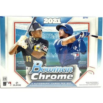2021 Bowman Chrome Baseball HTA Choice Box (Ships Sealed Only) - D
