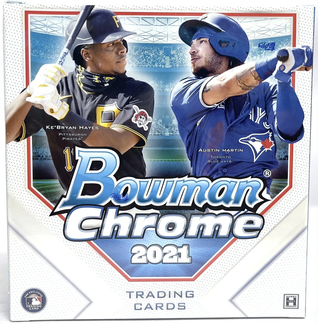 2021 Bowman Chrome Baseball Lite Hobby Box Black White Mini Diamond Parallels (Ships Sealed Only)