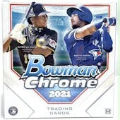 2021 Bowman Chrome Baseball Lite Hobby Box Black White Mini Diamond Parallels (Ships Sealed Only)