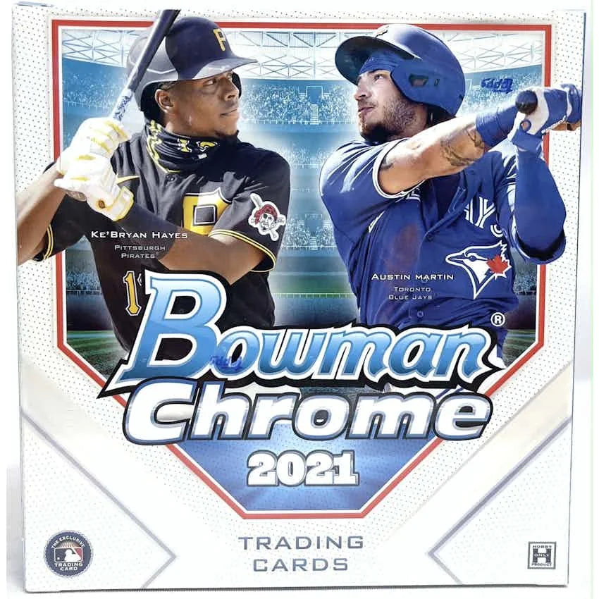 2021 Bowman Chrome Baseball Lite Hobby Box Black White Mini Diamond Parallels (Ships Sealed Only)