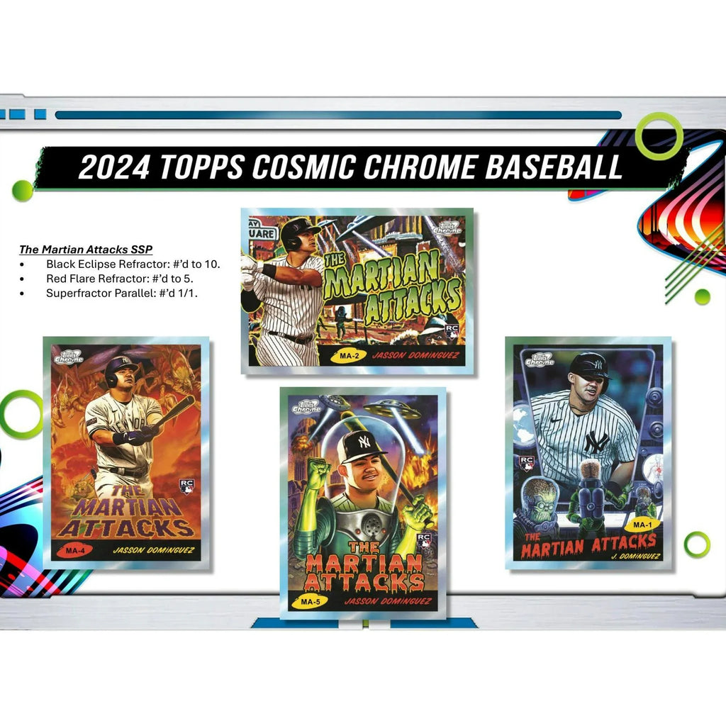 2024 Topps Cosmic Chrome Baseball Hobby Box (Ships Sealed Only)