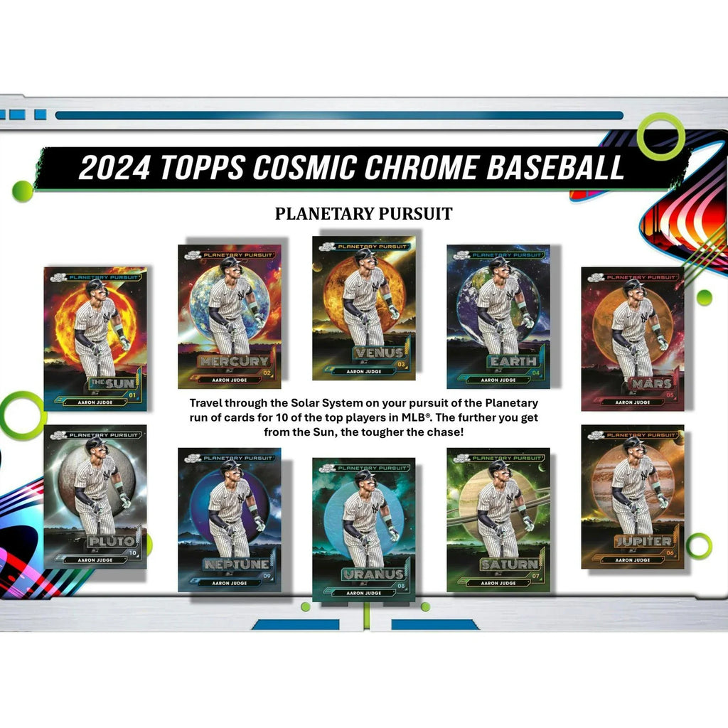 2024 Topps Cosmic Chrome Baseball Hobby Box (Ships Sealed Only)