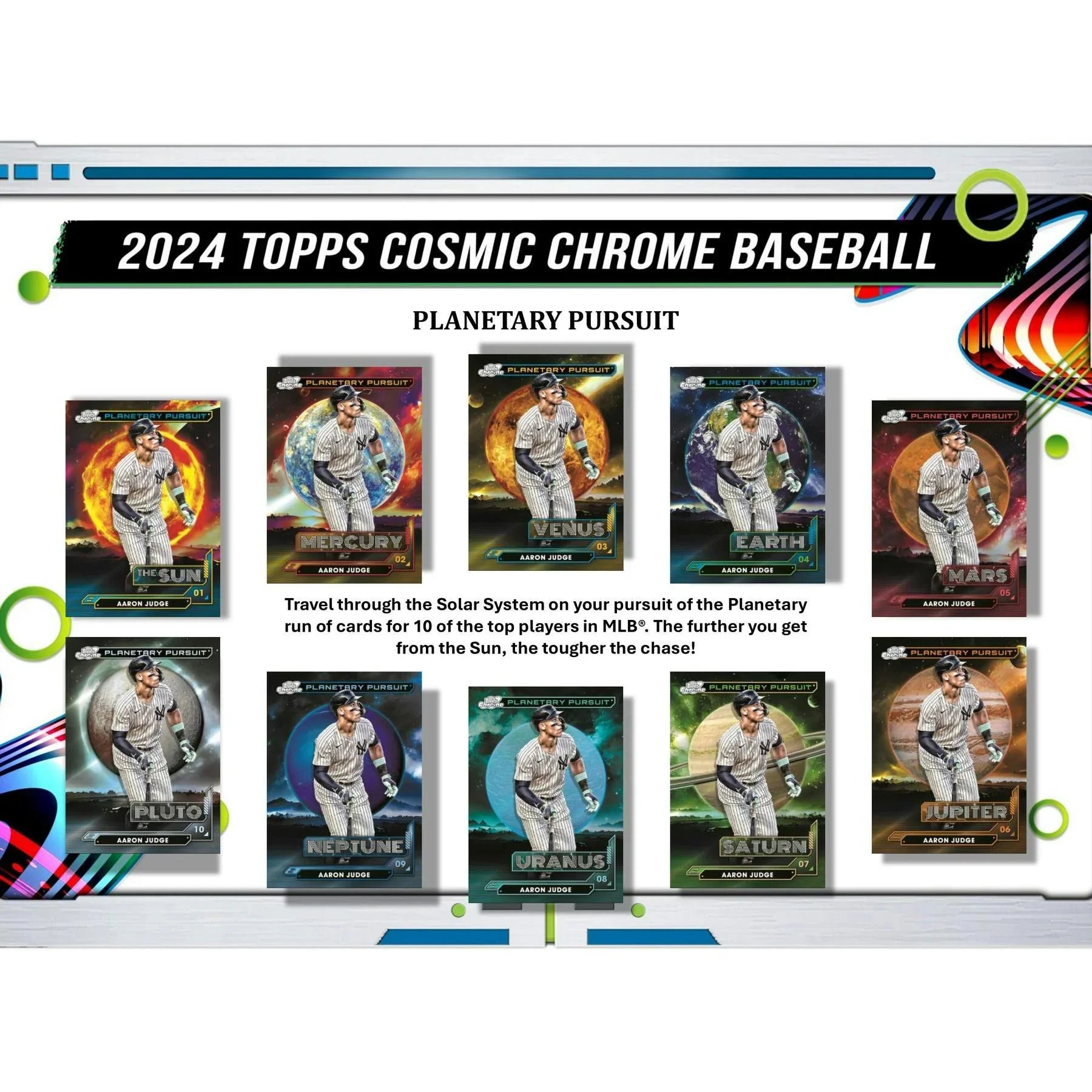 2024 Topps Cosmic Chrome Baseball Hobby Box (Ships Sealed Only)