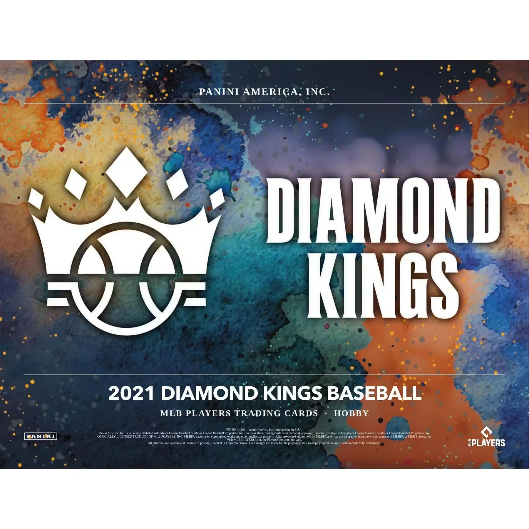 2021 Panini Diamond Kings Baseball Hobby Box (Ships Sealed Only)