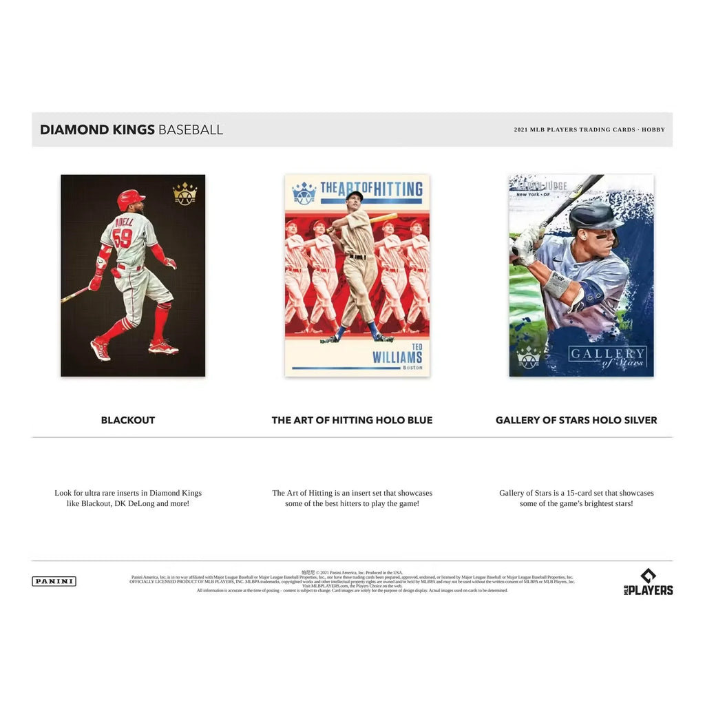 2021 Panini Diamond Kings Baseball Hobby Box (Ships Sealed Only)