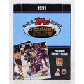 1991-92 Topps Stadium Club Hockey Hobby Box (Ships Sealed Only)