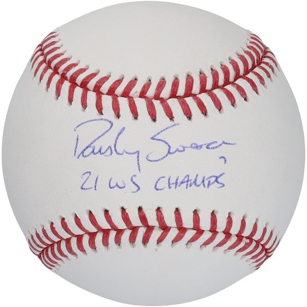 Dansby Swanson Atlanta Braves Autographed Fanatics Authentic MLB Baseball with "21 WS Champs" Inscription
