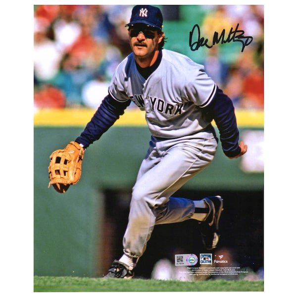 Don Mattingly New York Yankees Fanatics Authentic Autographed 8" x 10" Fielding Photograph