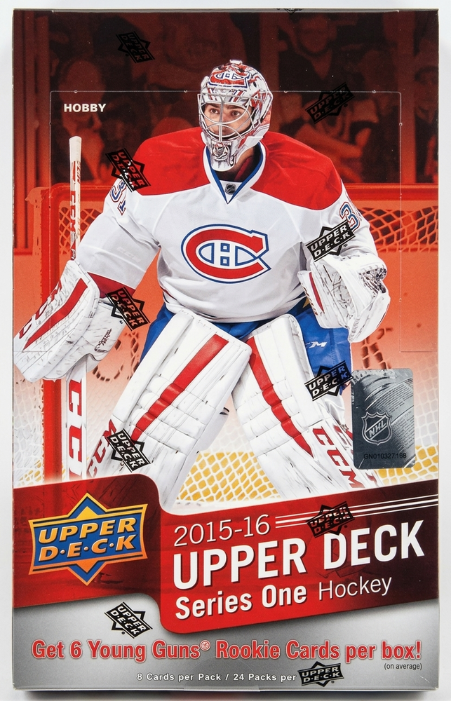 2015 16 Upper Deck Series 1 Hockey Hobby Box (Ships Sealed Only)