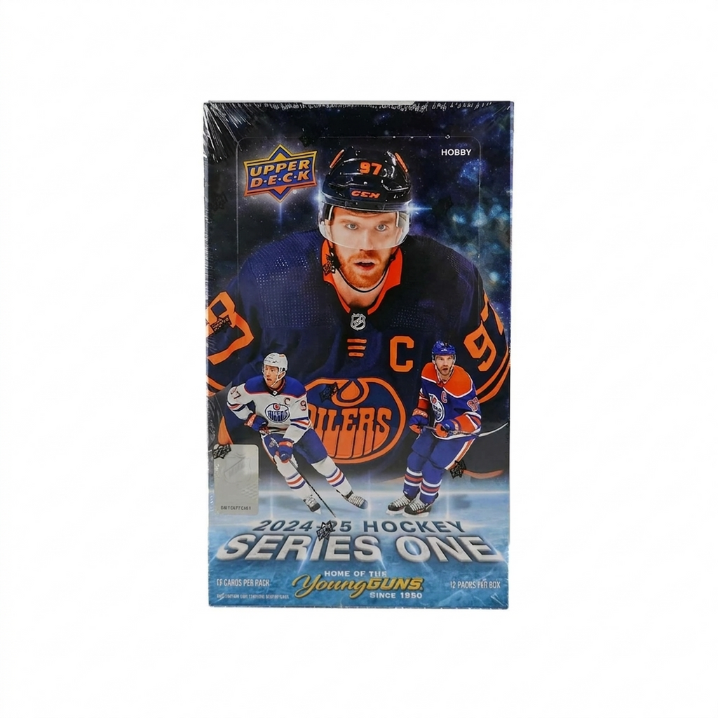 2024 25 Upper Deck Series 1 Hockey Hobby 12 Box Case (Ships Sealed Only)