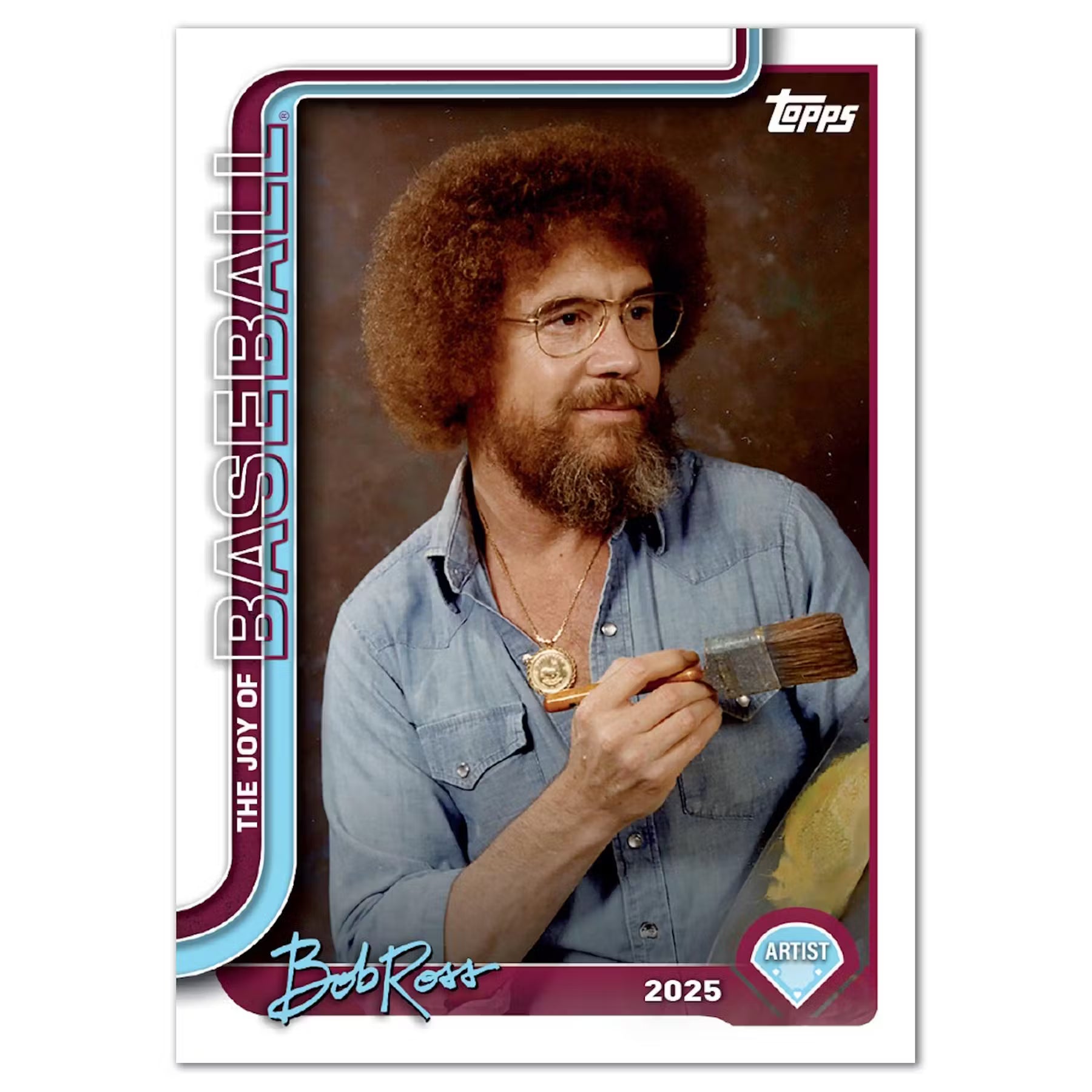 2025 Topps x Bob Ross The Joy of Baseball Collectors Edition Trading Cards