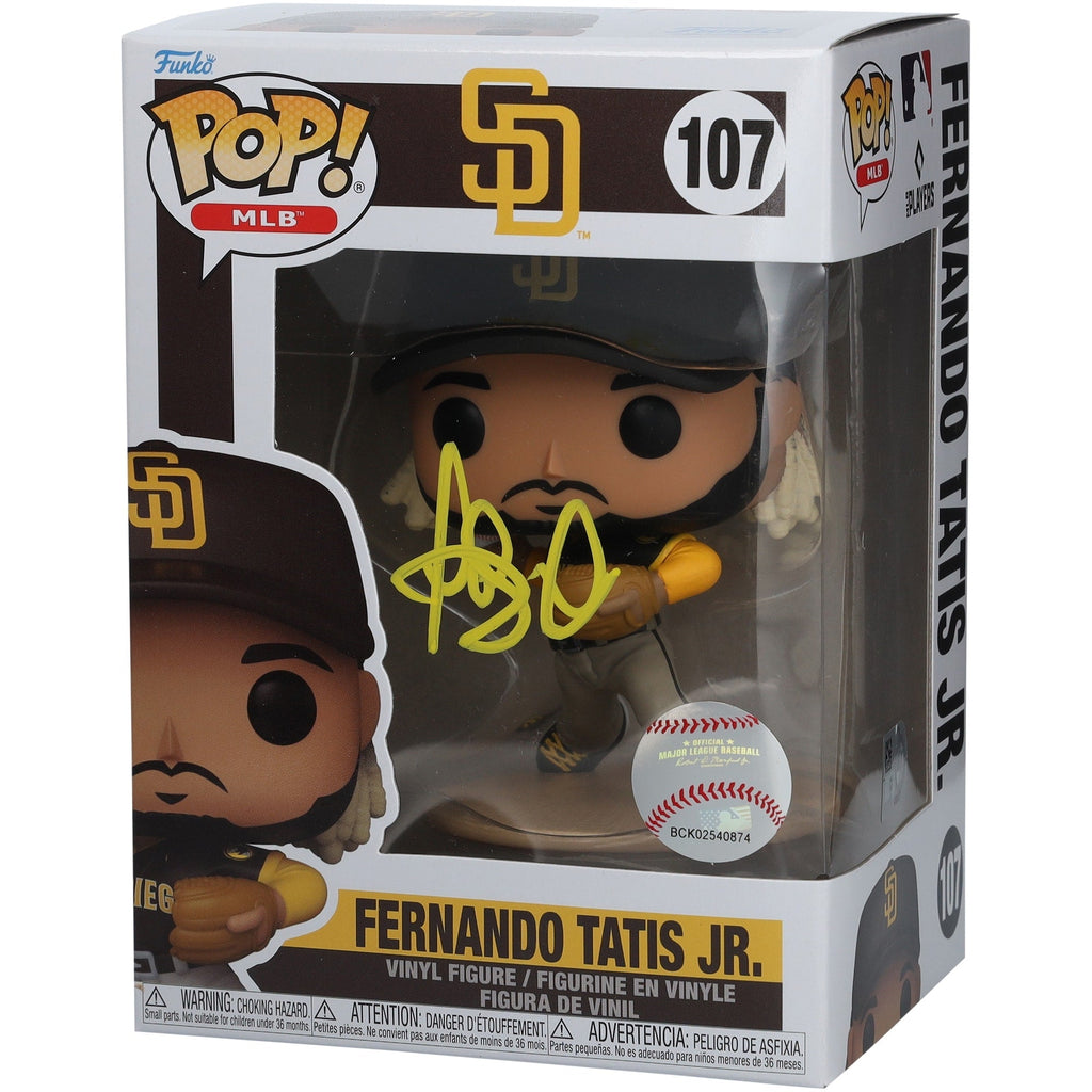 Fernando Tatis Jr. San Diego Padres Autographed Fanatics Authentic Funko Pop! Vinyl Figurine