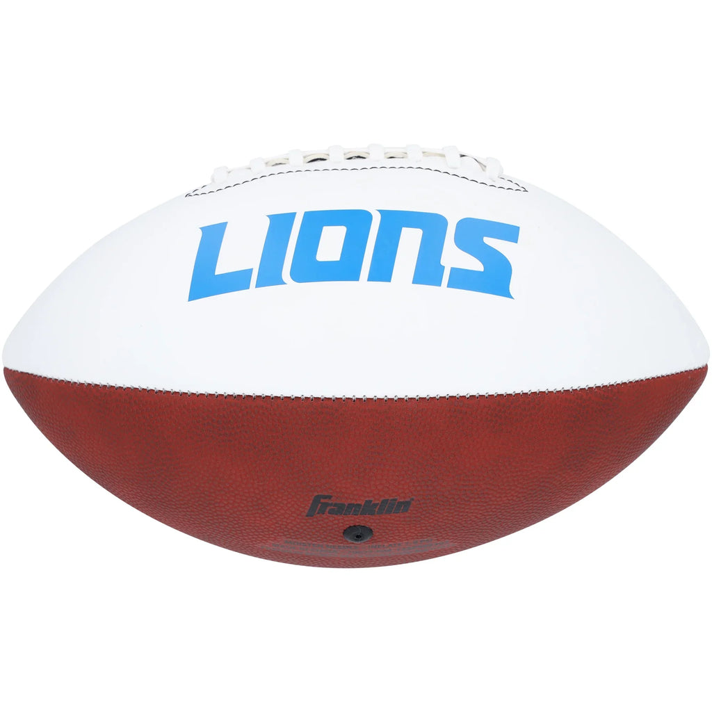 Jared Goff & Jahmyr Gibbs Signed Detroit Lions Football | White Panel