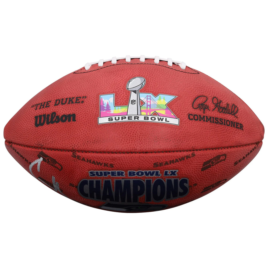 Cooper Kupp Signed Super Bowl LX Champions Football | Seahawks