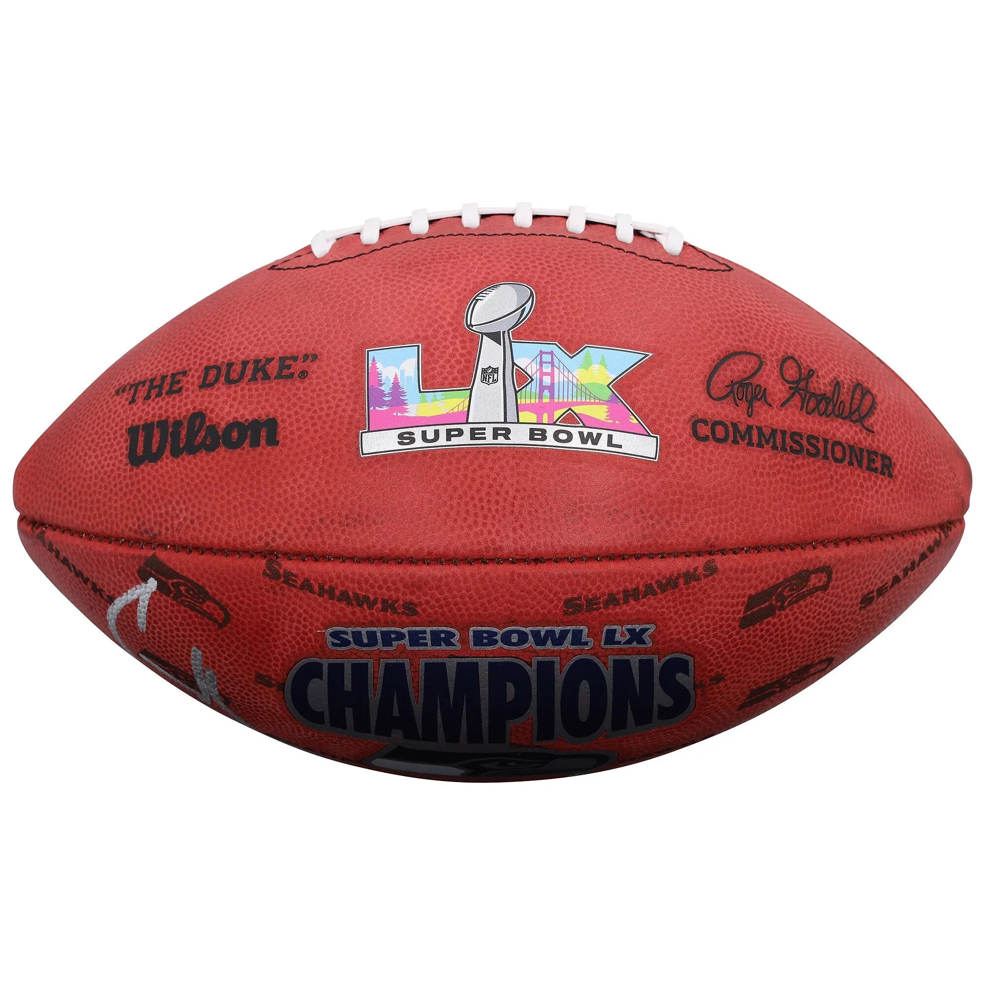 Cooper Kupp Signed Super Bowl LX Champions Football | Seahawks
