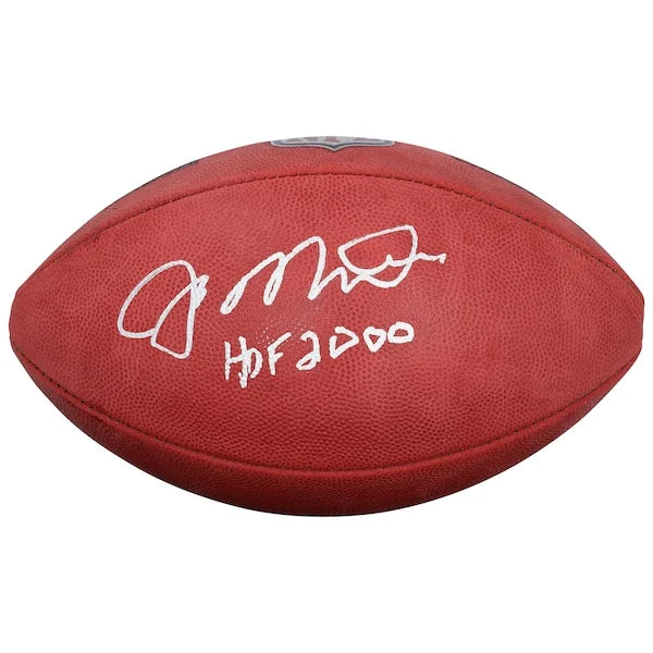 Joe Montana Signed 49ers Football | HOF 2000 Inscription