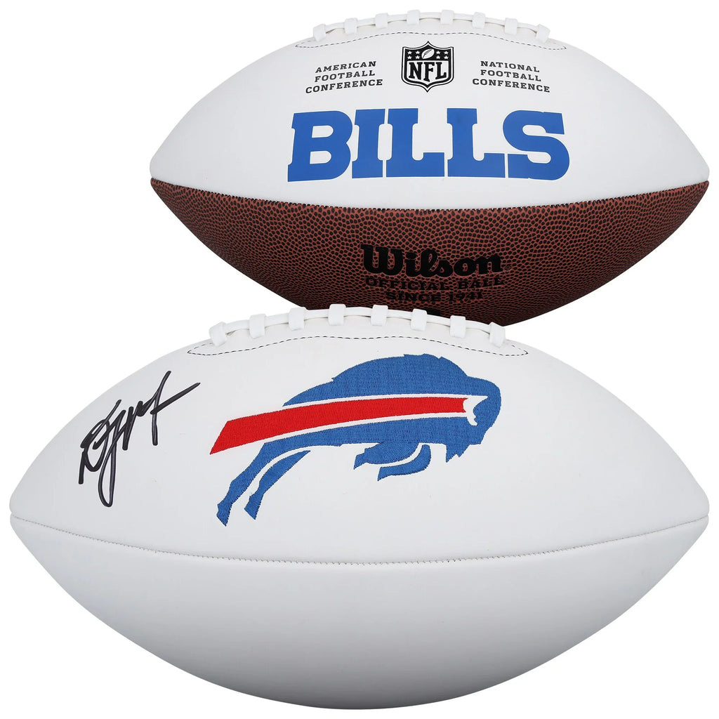 D.J. Moore Signed Wilson Football | Buffalo Bills