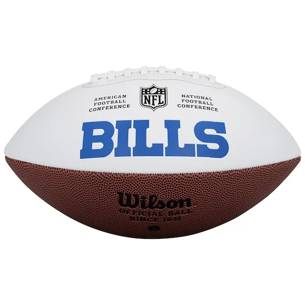 D.J. Moore Signed Buffalo Bills Football | Bills Mafia Inscription