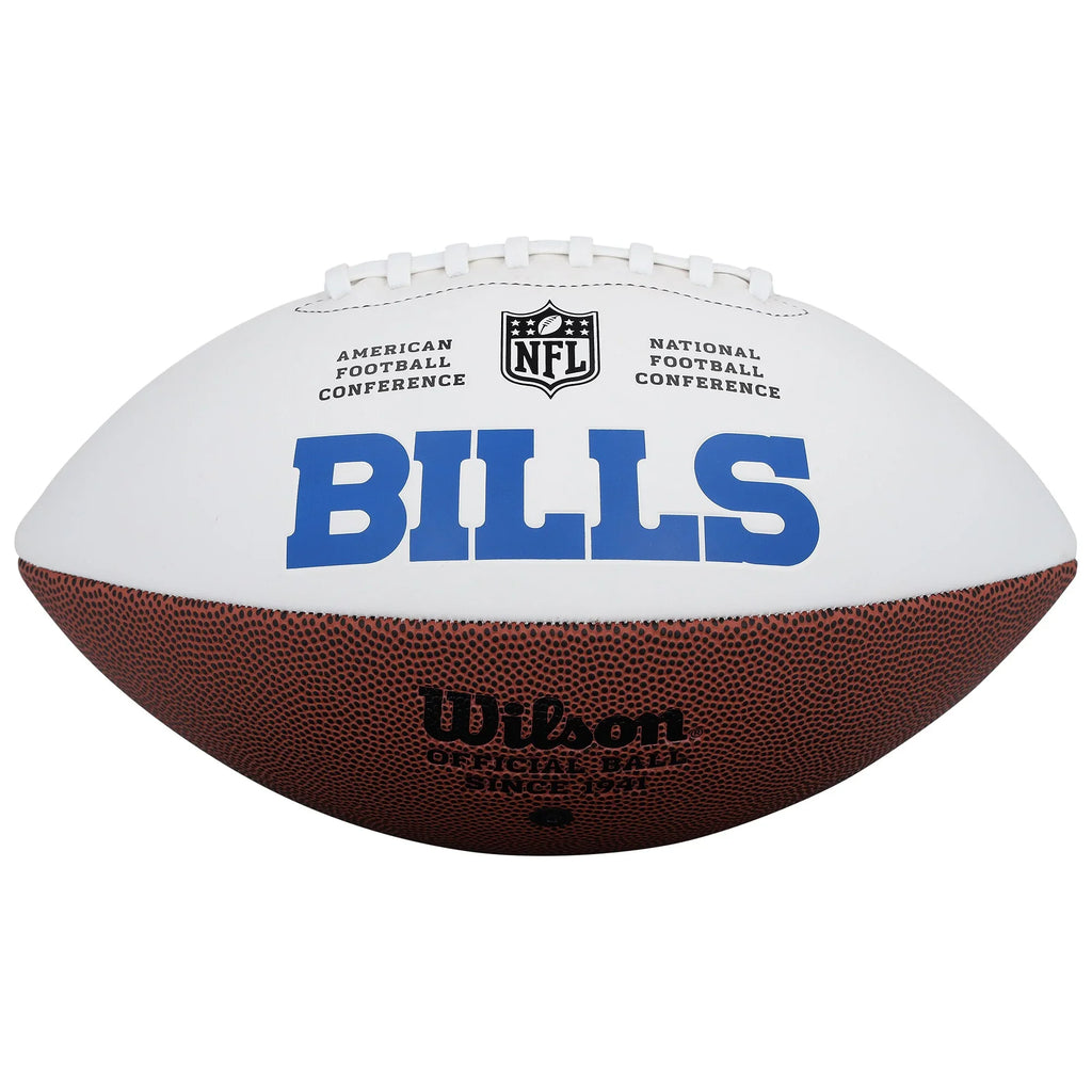 D.J. Moore Signed Buffalo Bills Football | Bills Mafia Inscription