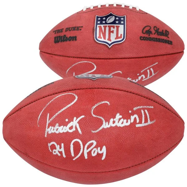 Patrick Surtain II Signed Broncos Football 2024 DPOY Inscription