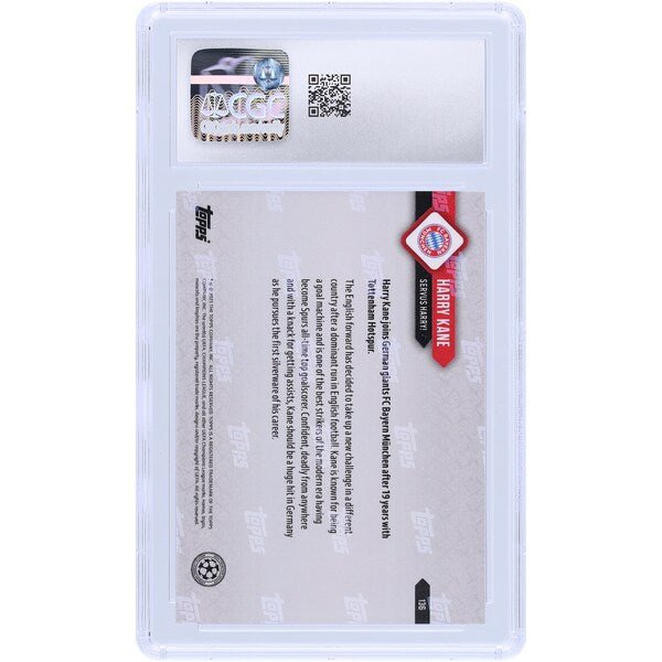 Harry Kane Bayern Munich 2022-23 Topps Now UEFA Servus Harry! #136 CGC Authenticated 10 Card