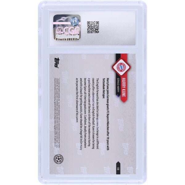 Harry Kane Bayern Munich 2022-23 Topps Now UEFA Servus Harry! #136 CGC Authenticated 9.5 Card